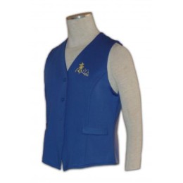 V068 button up vests jackets custom embroidered logo V068 button up vests jackets custom embroidered logo